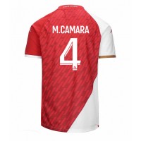 Stroje piłkarskie AS Monaco Mohamed Camara #4 Koszulka Podstawowej 2023-24 Krótki Rękaw